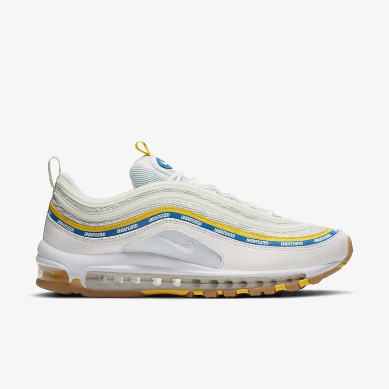 Air max 97 on sale undefeated white on feet